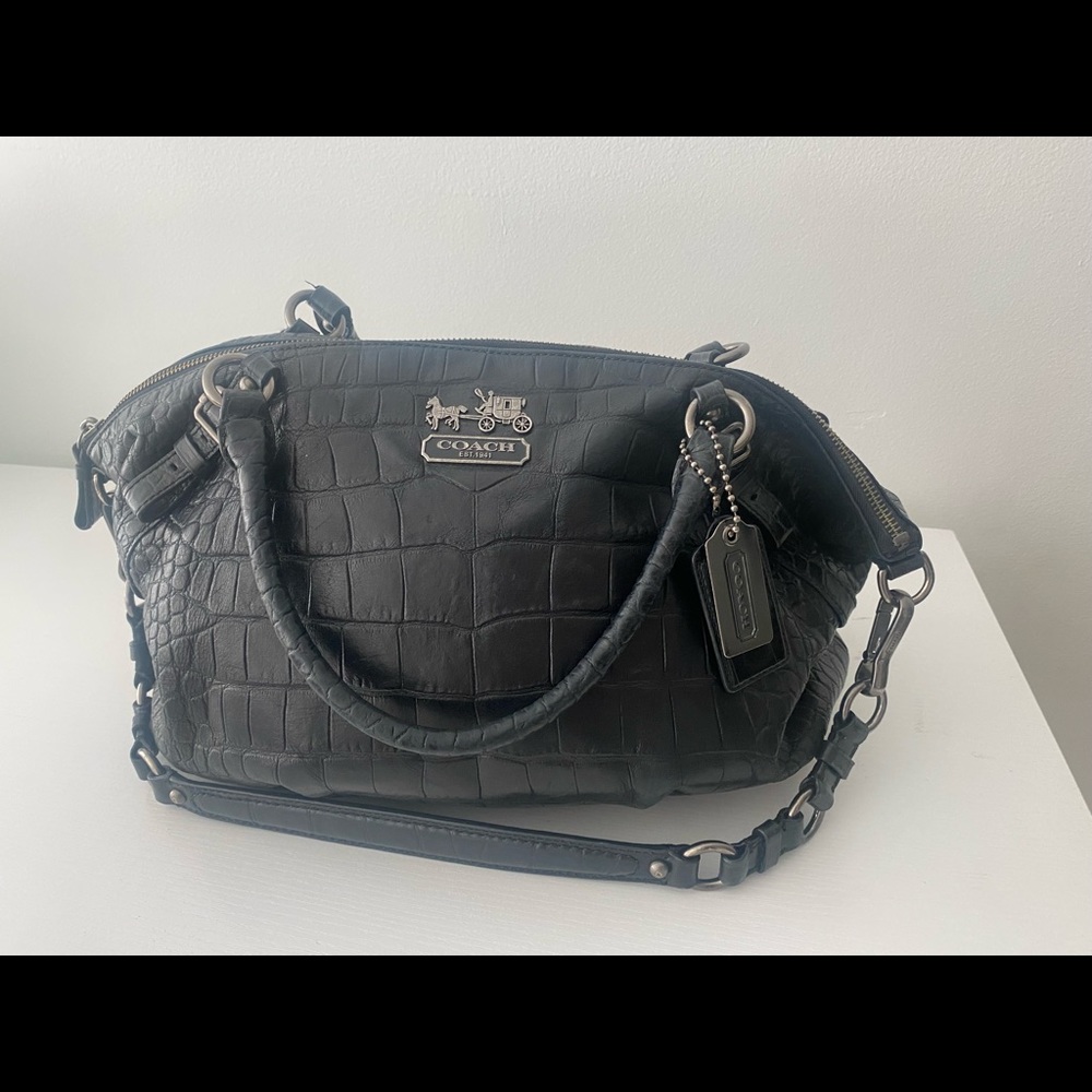 Authentic Coach animal print bag in great condition